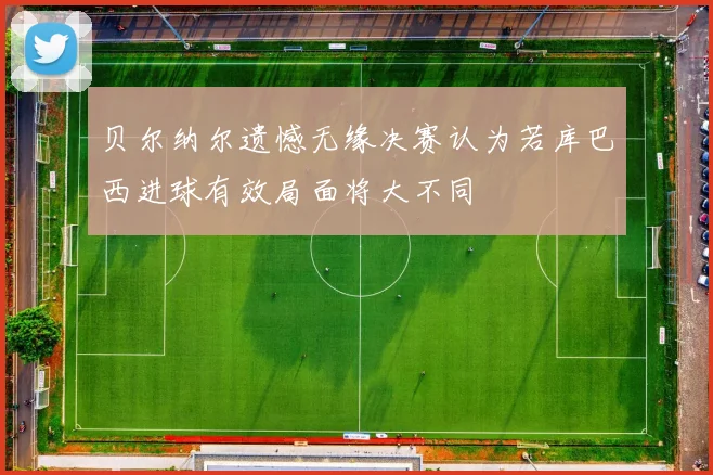 贝尔纳尔遗憾无缘决赛认为若库巴西进球有效局面将大不同